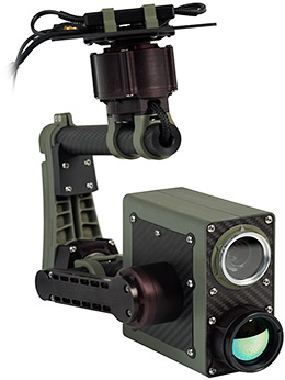 Целевая нагрузка R.A.L. GB-2T с HD-видеокамерой и тепловизором
